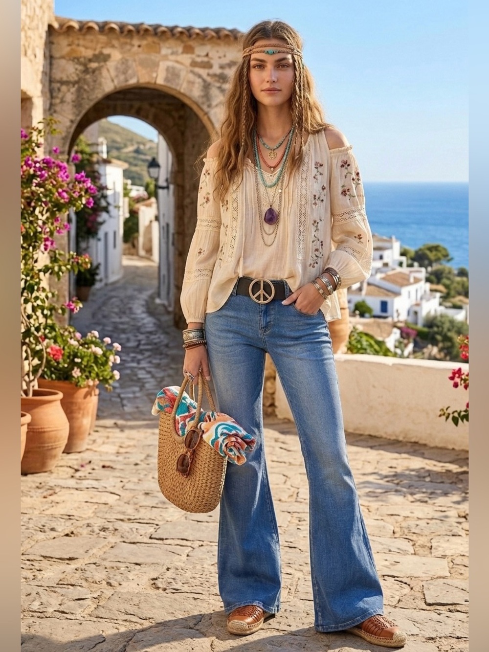 Studio F | Women’s Denim Jean Flare Flared Stretch Bootcut Jeans